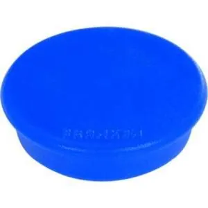 10 Stück Franken Magnete, 24 mm, 300g, blau