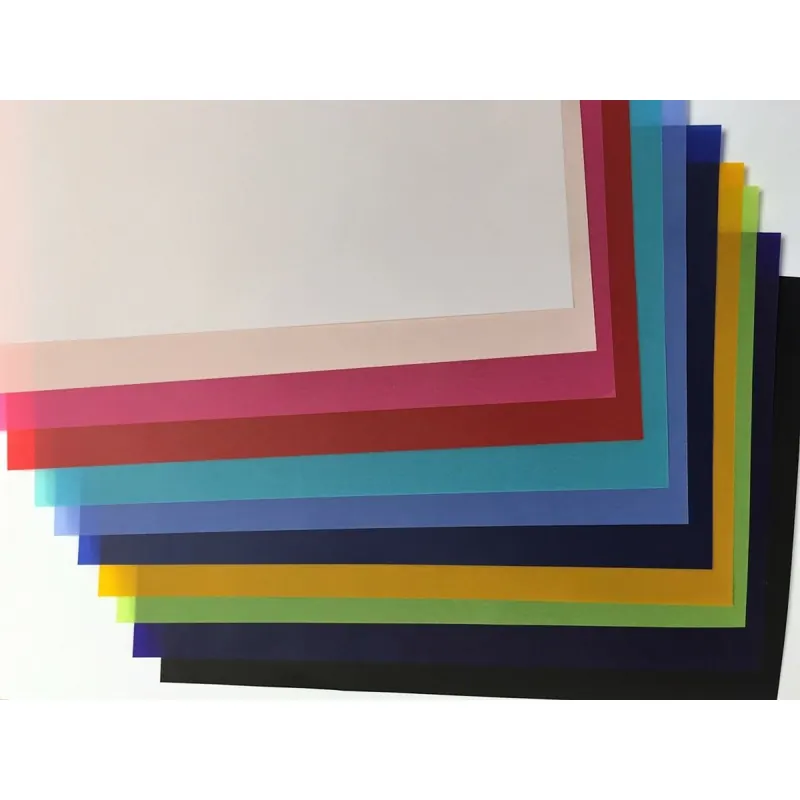 100 Blatt Cromatico farbiges transparentes Papier 100g/m² A3 Transparentpapier farbig elfenbein