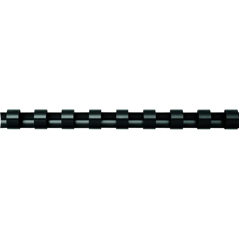 100 Fellowes Kunststoffbinderücken 6mm schwarz für 20 Blatt