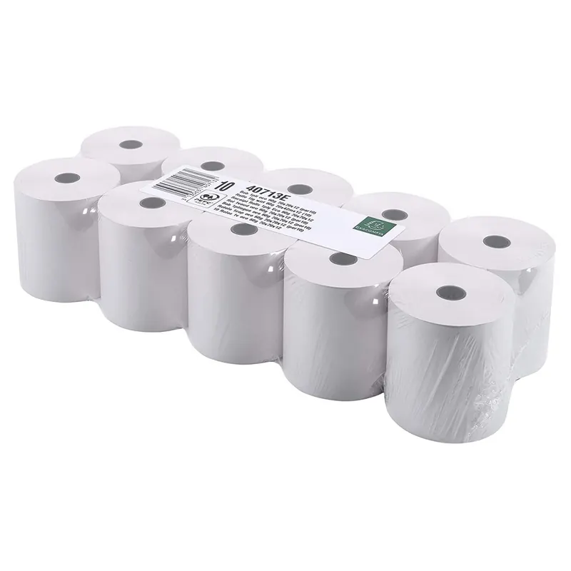 10x EXACOMPTA Bonrollen 1-lagig 60g/m² 70mm x 44m x 70mm - 40713E