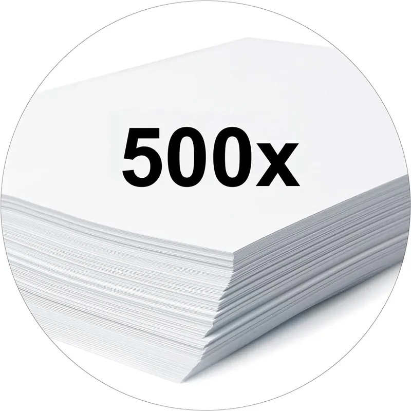 10x Original Falken Premium Präsentationsringbuch. Made in Germany. Kunststoffbezug außen und innen 4 Ring-Mechanik DIN A4 Füllhöhe 50 mm weiß ideal für Angebots- und Unternehmenspräsentationen