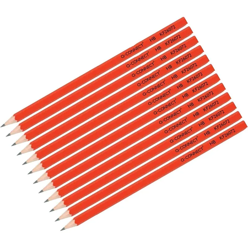 12x Q-Connect Bleistift, HB, ohne Radierer