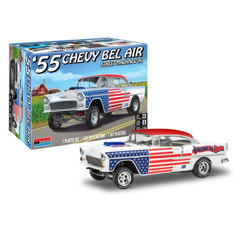1955 Chevy® Bel Air® Street Machine 2N1 Revell Modellbausatz