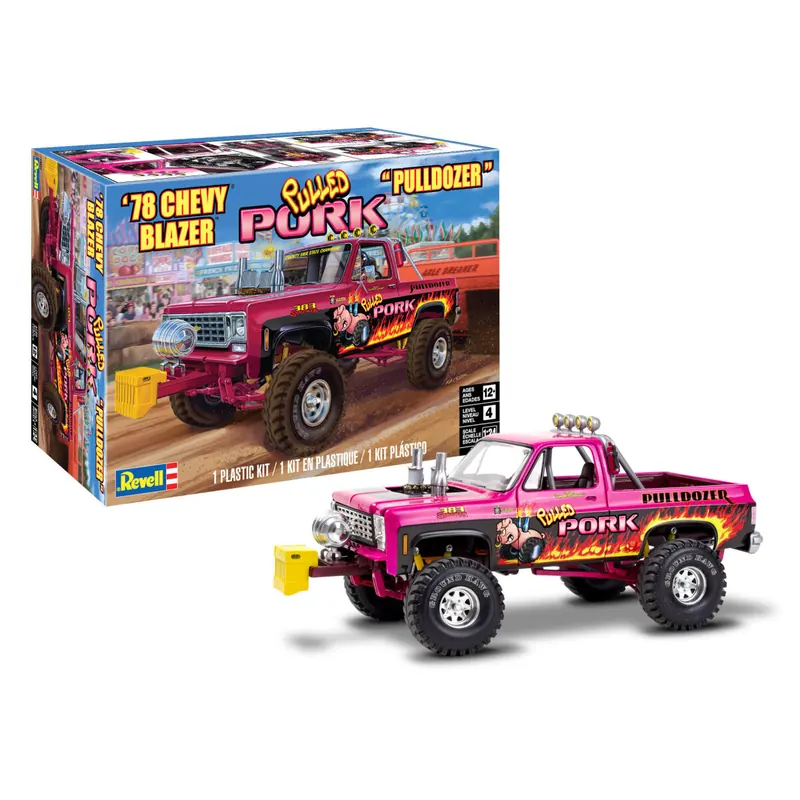 1978 Chevy Blazer Pulldozer Revell Modellbausatz