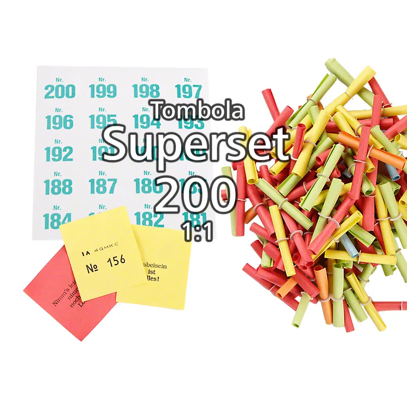 200-er Tombola Superset 1:1, bunt gemischt