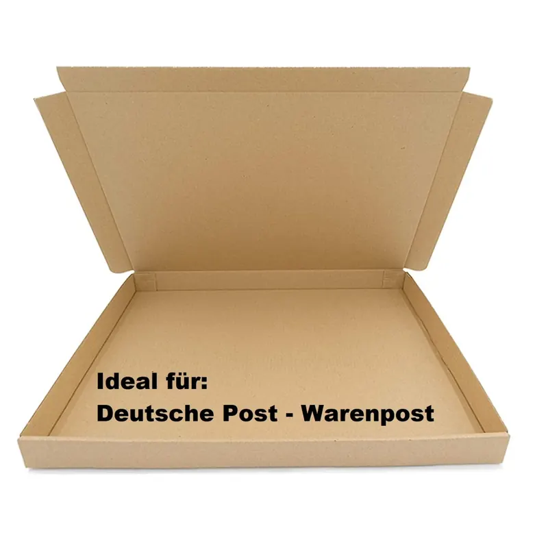 20x SAD Warenpostkartons 350x250x30mm Karton für Warenpost International XS geeignet - DIN A4 Format - Briefkartons - Deutsche Post Karton - leicht & stabil