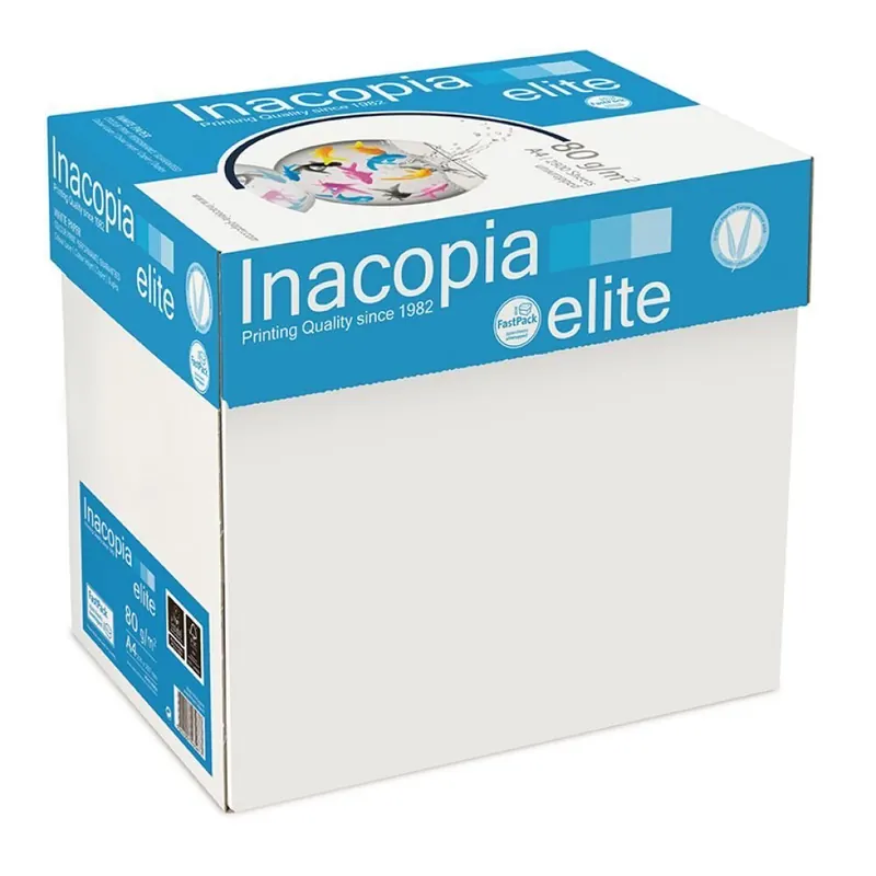 2500 Blatt Inacopia Elite 80g/m² Premiumpapier DIN-A4 weiß