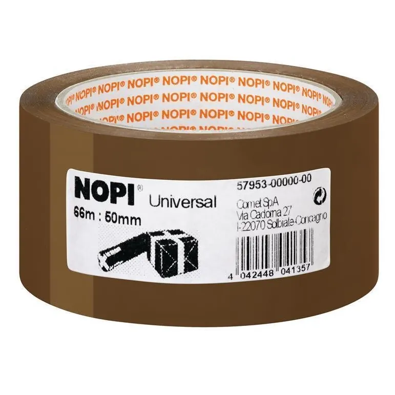 36x NOPI Universal Kleberolle 50mm x 66m braun
