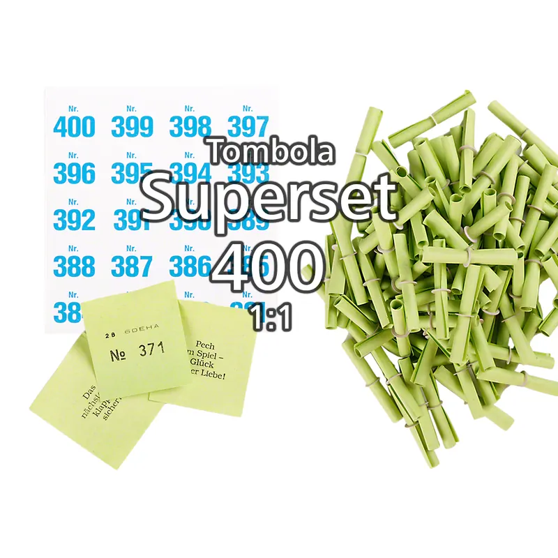 400-er Tombola Superset 1:1, grün