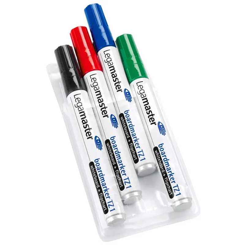 4er Pack Legamaster TZ 1 Whiteboard-Marker farbsortiert 1,5 - 3,0 mm
