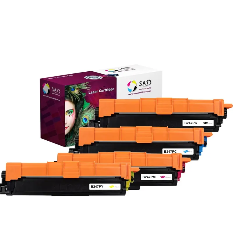 4er Pack SAD Premium Toner komp. zu Brother TN-247 BK C M Y