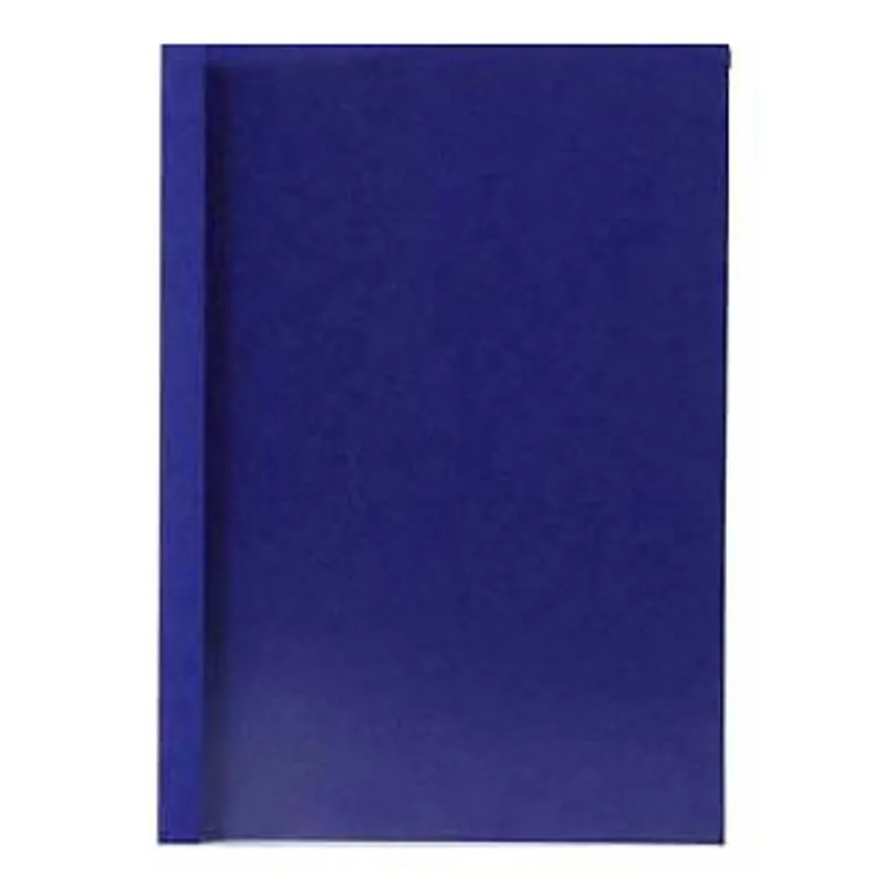 50 LMG Thermo-Bindemappen blau Lederkarton für 20 - 30 Blatt
