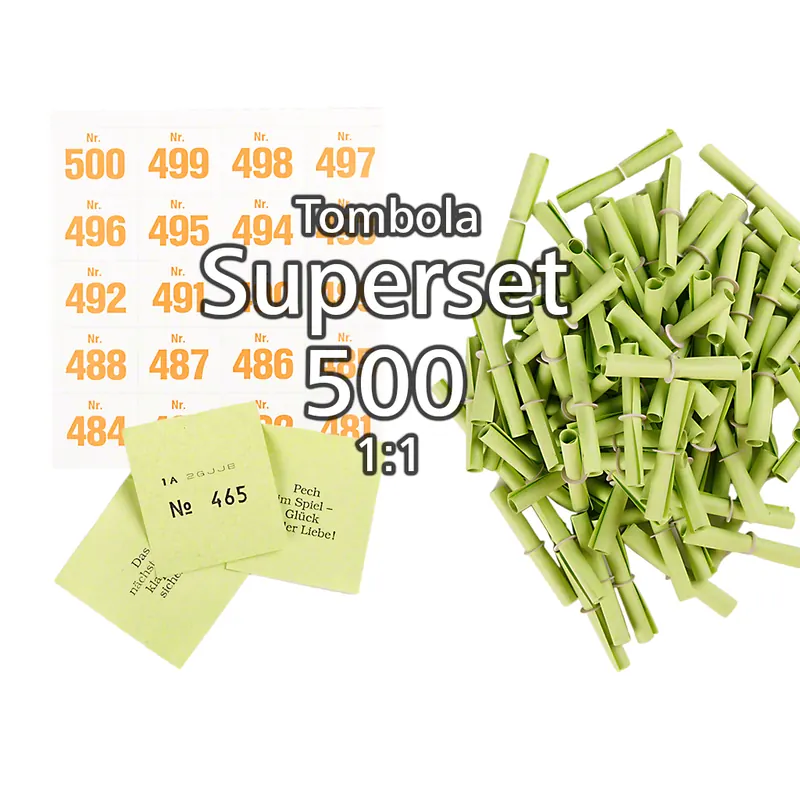 500-er Tombola Superset 1:1, grün