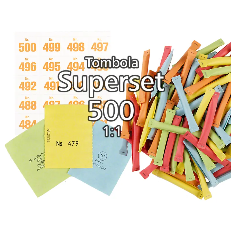 500-er Tombola Superset 1:1 Sicherheitslose