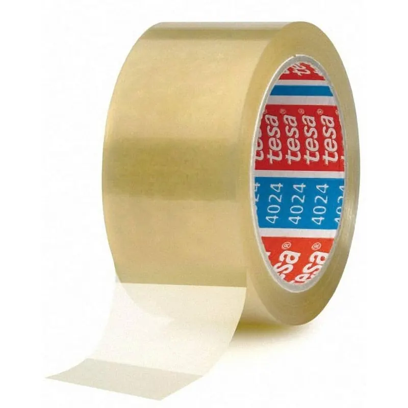 6 Rollen tesa Klebeband tesapack 4024, HiTack Acrylic, 50mm x 66m, transparent / PP-Klebeband mit sehr hoher Anfaßklebekraft und optimaler Verschlusssicherheit