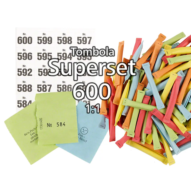 600-er Tombola Superset 1:1 Sicherheitslose