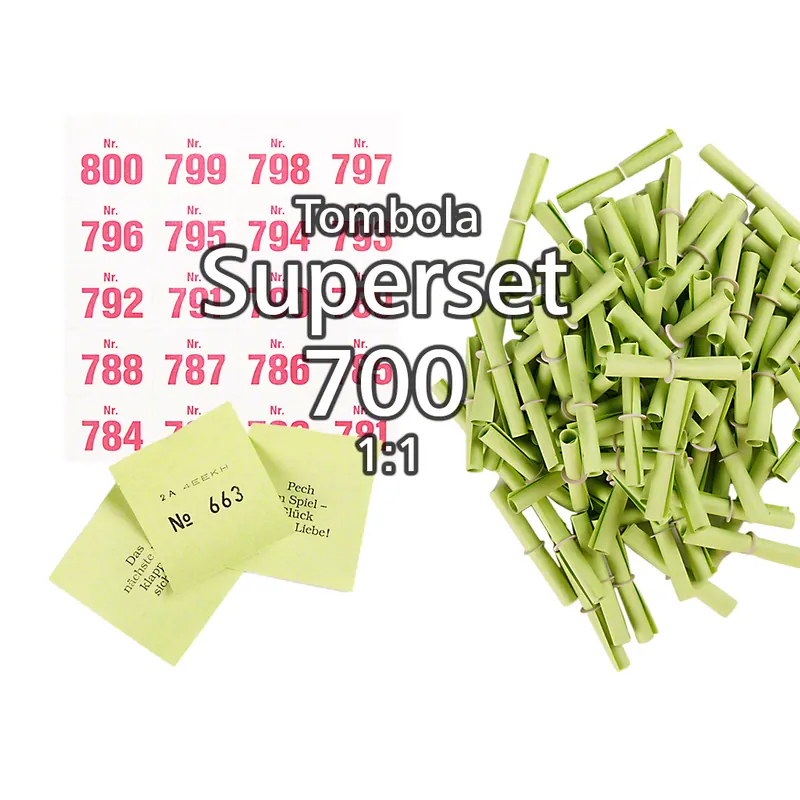 700-er Tombola Superset 1:1, grün