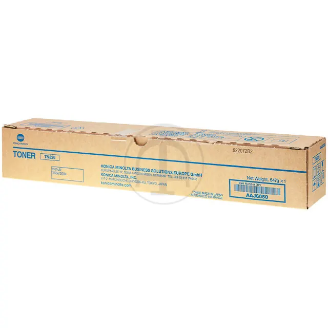AAJ6050 KONICA BIZHUB 368E TONER BLACK 30.000Seiten TN326