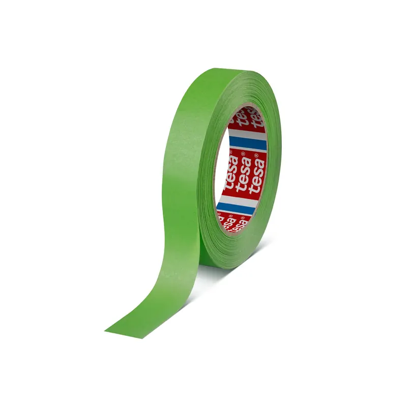 Abdeckband tesa 4338 - 25 mm x 50 m grün Kreppband für Industrie/Gewerbe-Anwendungen  Pckg/12
