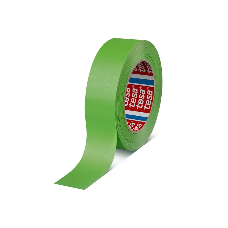 Abdeckband tesa 4338 - 38 mm x 50 m grün Kreppband für Industrie/Gewerbe-Anwendungen  Pckg/8