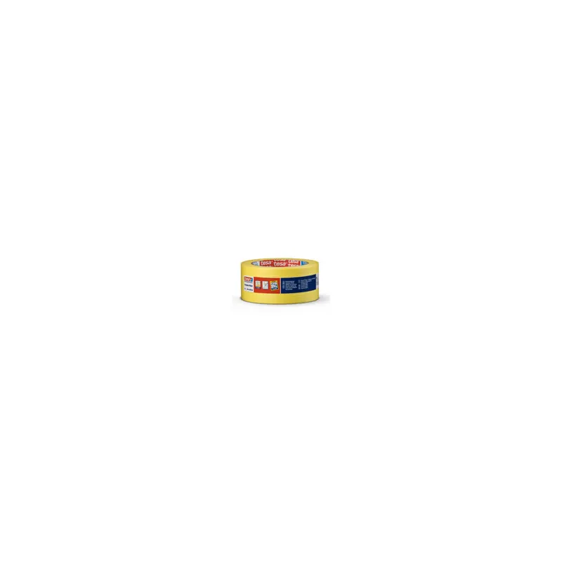 Abdeckband tesa Präzisionskrepp professional 4334 - 30 mm x 50 m gelb Kreppband für Industrie/Gewerbe-Anwendungen Pckg/5