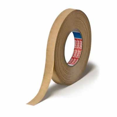 Abdeckband tesa tesakrepp 4319 - 100 mm x 50 m hellbraun Kreppband für Industrie/Gewerbe-Anwendungen Pckg/3
