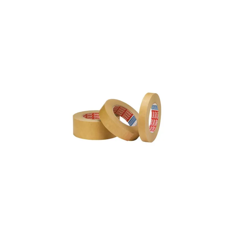 Abdeckband tesa tesakrepp 4341 - 25 mm x 50 m hellbraun Kreppband für Industrie/Gewerbe-Anwendungen  Pckg/12