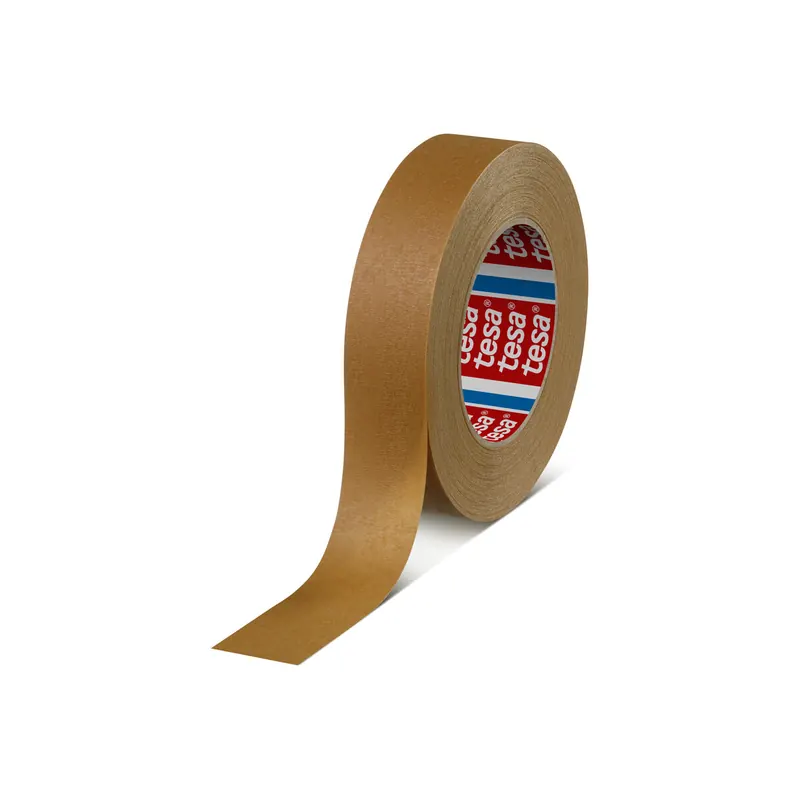 Abdeckband tesa tesakrepp 4341 - 30 mm x 50 m hellbraun Kreppband für Industrie/Gewerbe-Anwendungen  Pckg/10