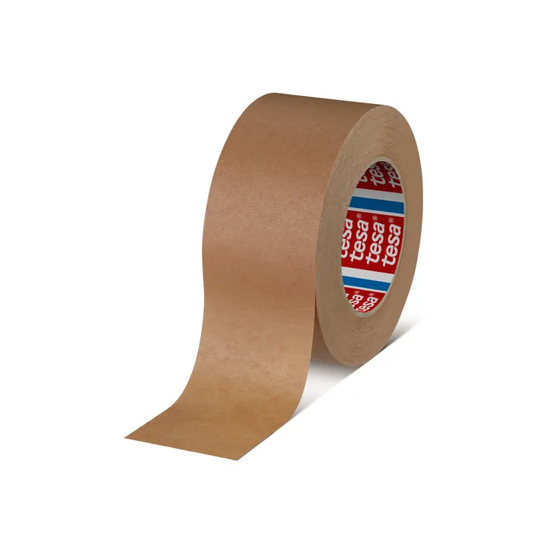 Abdeckband tesa tesakrepp 4341 - 60 mm x 50 m hellbraun Kreppband für Industrie/Gewerbe-Anwendungen  Pckg/5