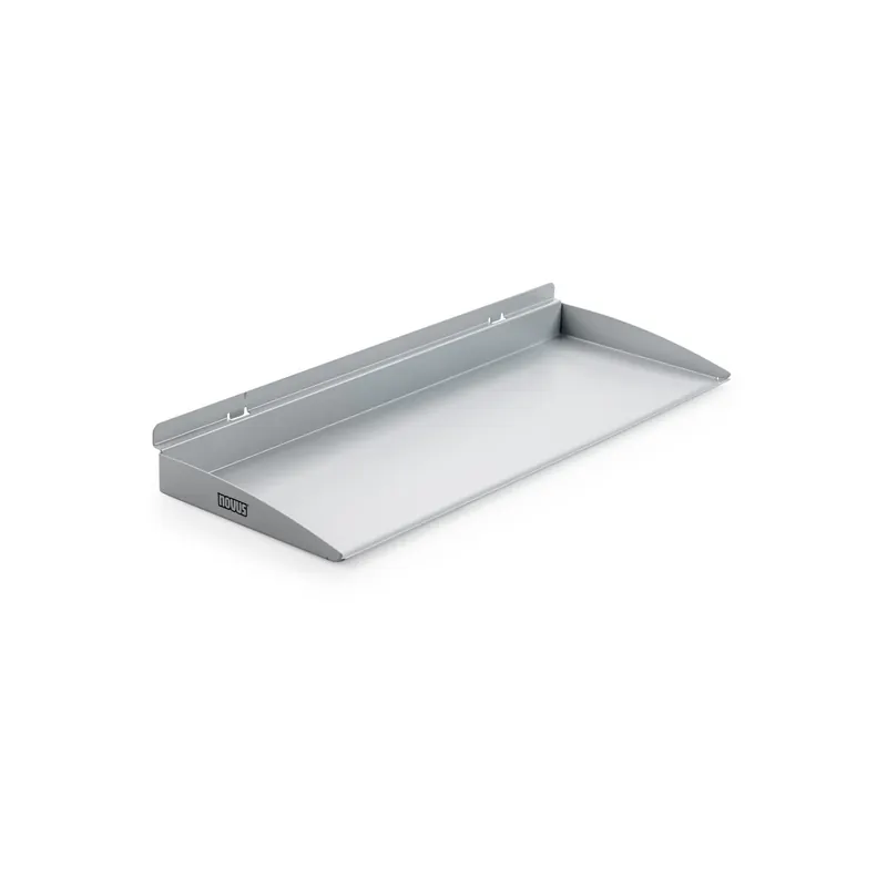 Ablageboard Novus-MPS Penda 725+0059+000 - 327 x 22 x 120 mm silber SlattWall-Element Metall