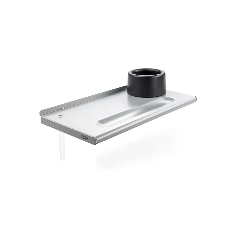Ablageboard Novus-MPS Penda 725+0099+000 - 330 x 149 x 160 mm silber SlattWall-Element mit Stifteköcher Metall