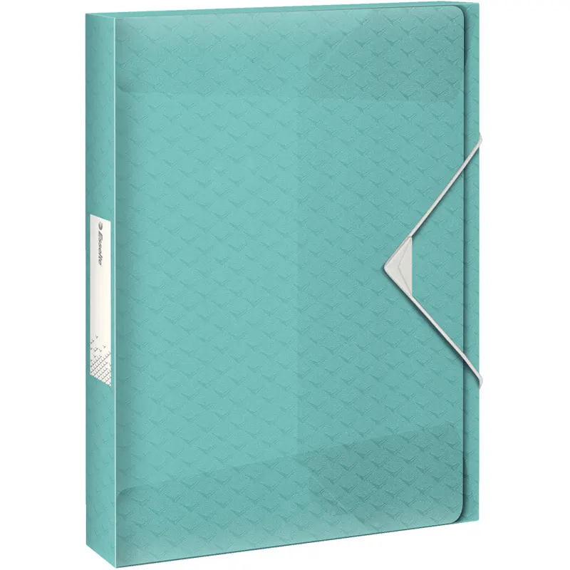 Ablagebox Esselte ColourIce 626264 - A4 330 x 253 mm blau 40 mm Rückenbreite bis 350 Blatt PP-Folie