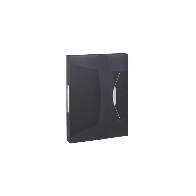 Ablagebox Esselte VIVIDA 624049 - A4 330 x 253 mm schwarz 40 mm Rückenbreite bis 350 Blatt PP-Folie