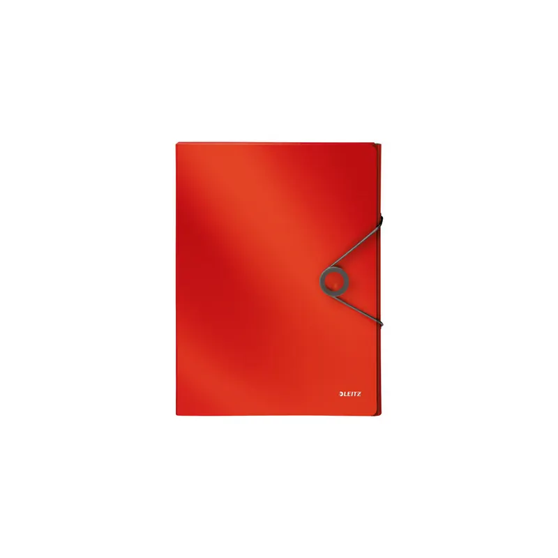 Ablagebox Leitz Solid 4568 - A4 330 x 250 mm hellrot 30 mm Rückenbreite bis 250 Blatt PP-Folie