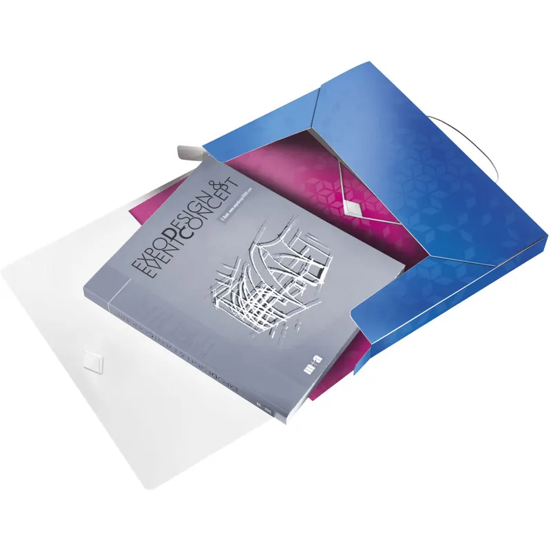 Ablagebox Leitz WOW 4629 - A4 330 x 250 mm blau 30 mm Rückenbreite bis 250 Blatt PP-Folie