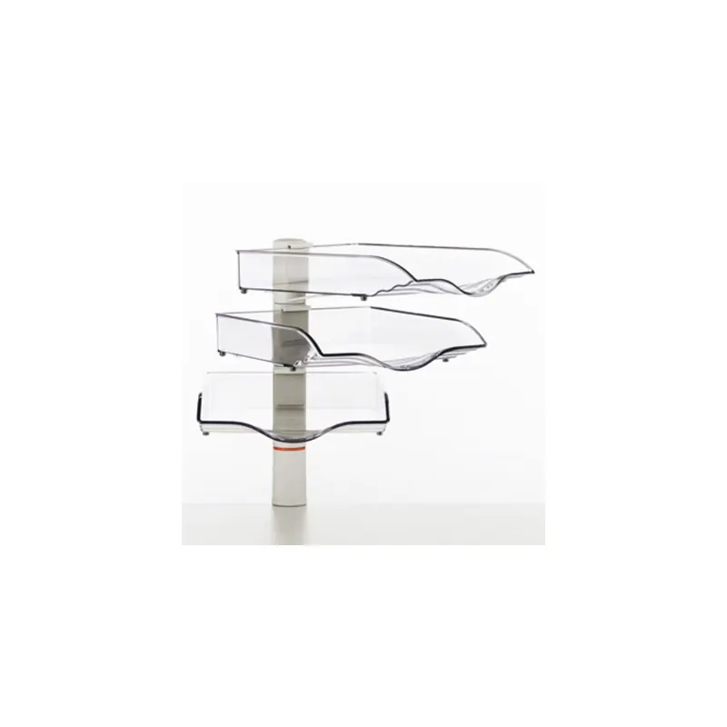 Ablageschale Novus-MPS CopySwinger III 720+3002+000 - B4 3-Ablageschalen lichtgrau mit Universalzwinge 1 Kunststoff