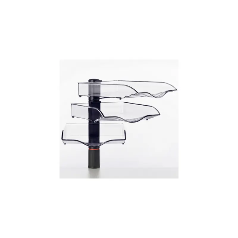 Ablageschale Novus-MPS CopySwinger III 720+3005+000 - B4 3-Ablageschalen anthrazit mit Universalzwinge 1 Kunststoff