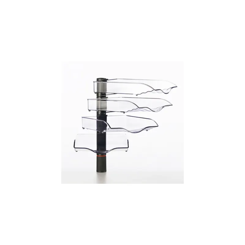 Ablageschale Novus-MPS CopySwinger IV 720+4005+000 - B4 4-Ablageschalen anthrazit mit Universalzwinge 1 Kunststoff