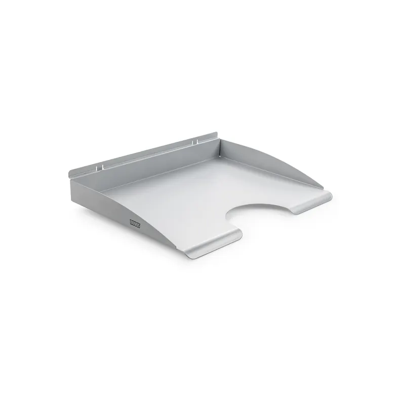 Ablageschale Novus-MPS Penda 725+0029+000 - B4 quer Einzelschale silber SlattWall-Element Metall
