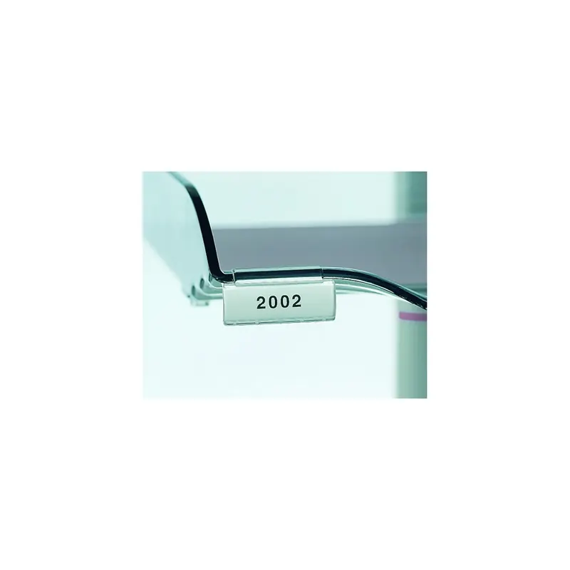 Ablageschalen Etikettenhalter Novus-MPS 420+2200+000 - 50 x 25 mm transparent zum aufstecken Kunststoff