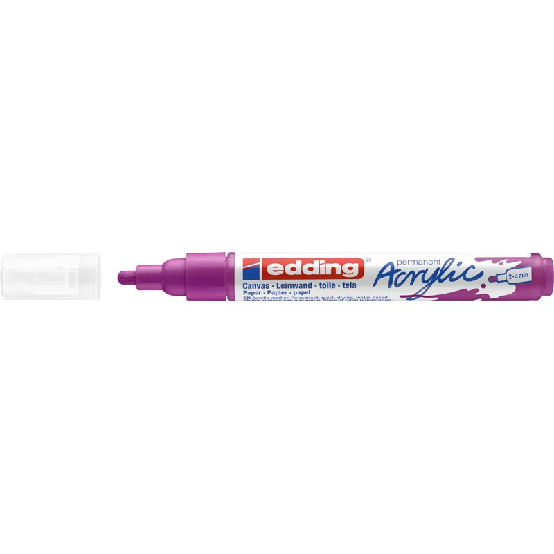 Acrylmarker edding 5100 - beere 2-3 mm Rundspitze permanent