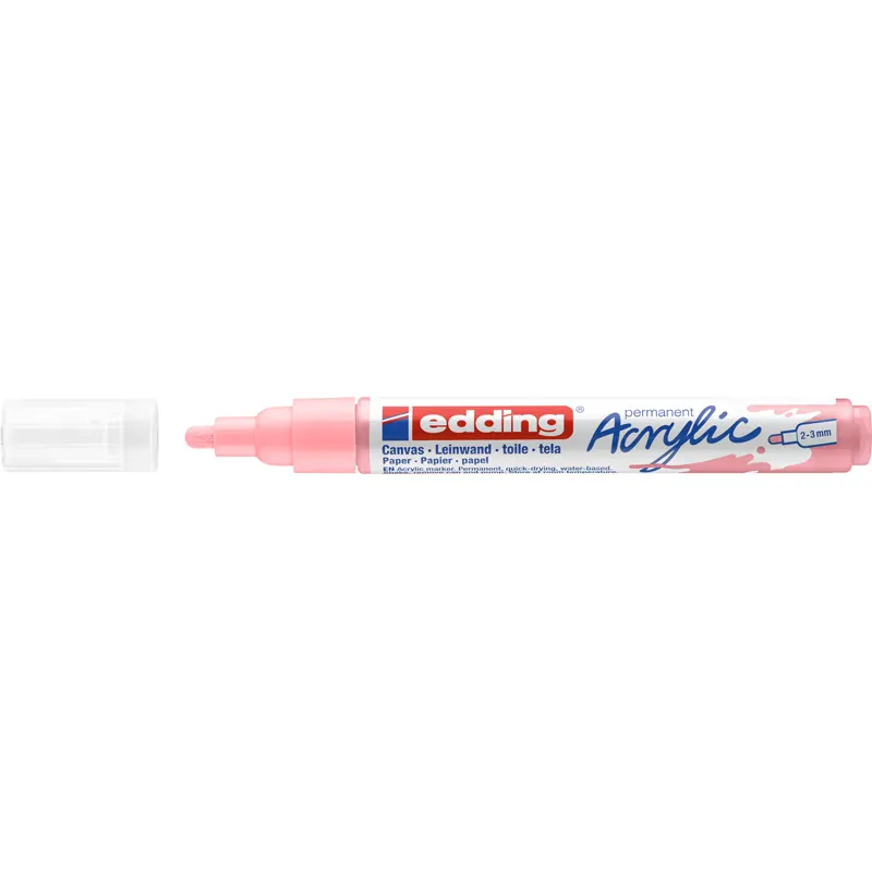 Acrylmarker edding 5100 - edel mauve 2-3 mm Rundspitze permanent