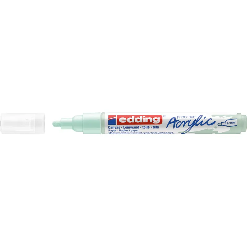 Acrylmarker edding 5100 - mild mint 2-3 mm Rundspitze permanent