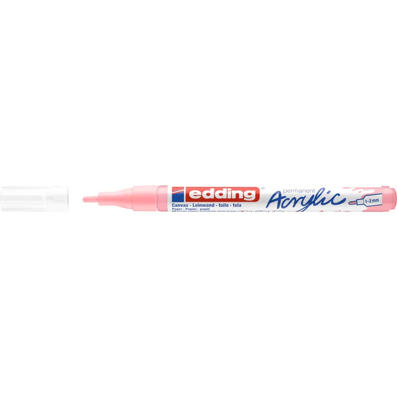 Acrylmarker edding 5300 - edel mauve 1-2 mm Rundspitze permanent