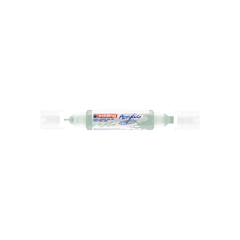 Acrylmarker edding Double Liner 5400 - mild mint 2-3 mm / 5-10 mm Rundspitze permanent