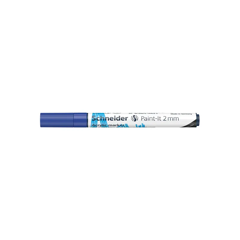 Acrylmarker Schneider Paint-It 310 1201 - blau 2 mm Rundspitze permanent