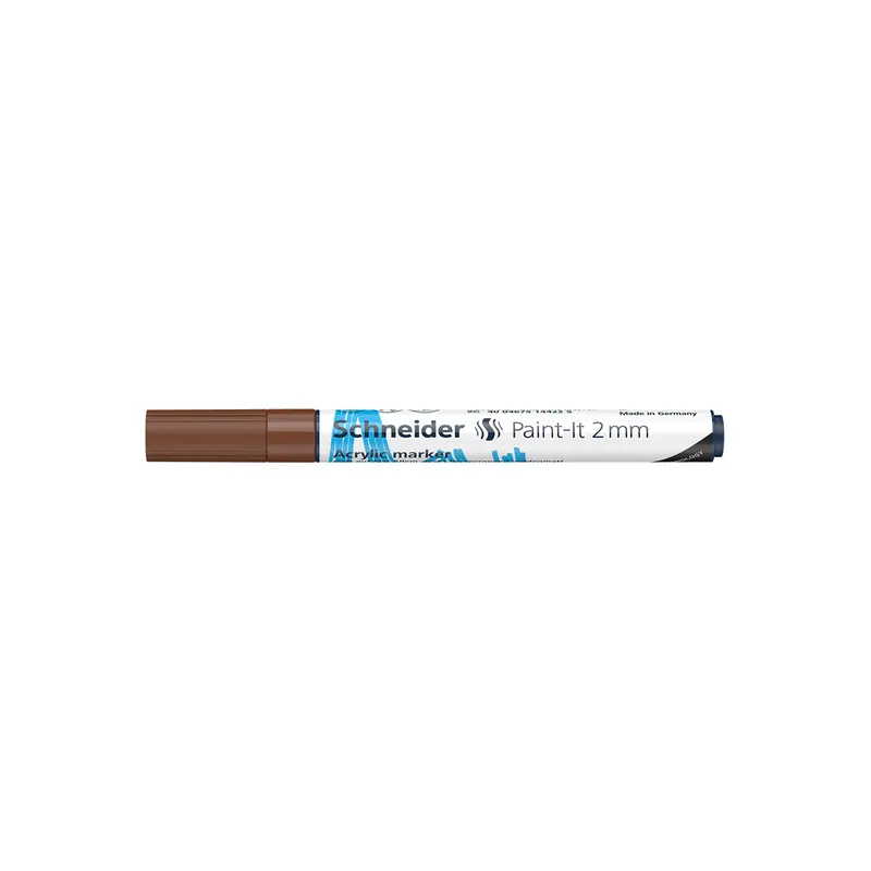 Acrylmarker Schneider Paint-It 310 1201 - braun 2 mm Rundspitze permanent