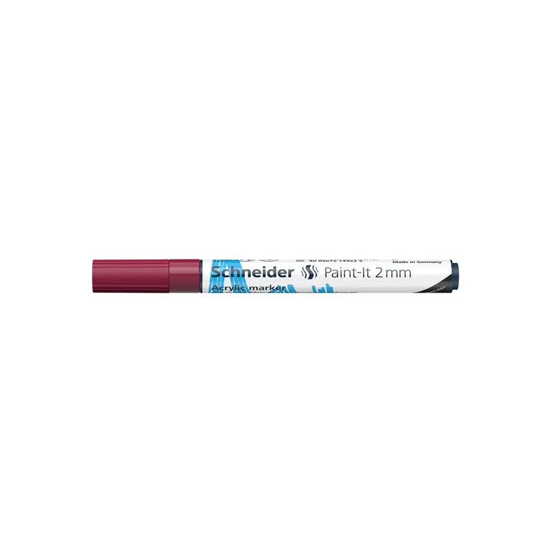 Acrylmarker Schneider Paint-It 310 1201 - burgundrot 2 mm Rundspitze permanent