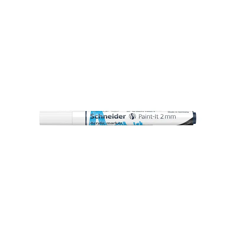 Acrylmarker Schneider Paint-It 310 1201 - weiß 2 mm Rundspitze permanent