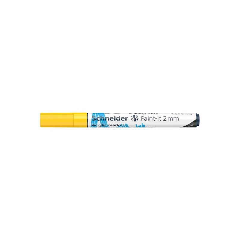 Acrylmarker Schneider Paint-It 310 1202 - gelb 2 mm Rundspitze permanent